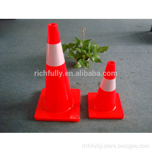 Fluorescent Orange PVC Traffic Cone, Road Safety Cone